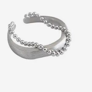 The Modern Chain Ring adjustable in 925 silver